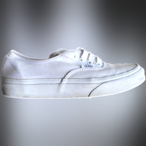 Vans Authentic Classic Low-Top Sneakers - White - Men's 3.5, Women's 5 - Picture 5 of 10